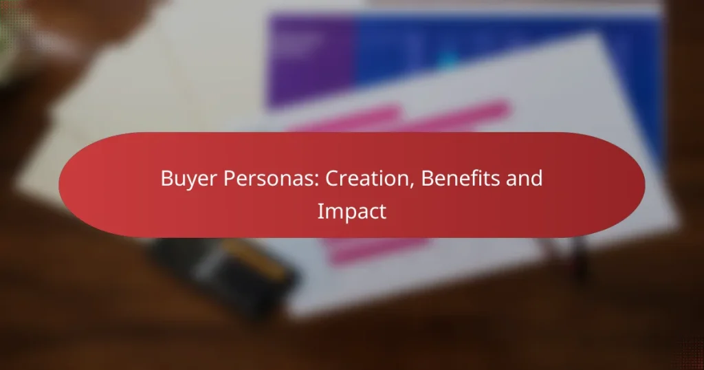 Buyer Personas: Creation, Benefits and Impact