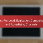 Cost-Per-Lead: Evaluation, Comparison and Advertising Channels