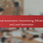 Email Automation: Streamlining, Efficiency and Lead Generation