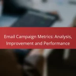Email Campaign Metrics: Analysis, Improvement and Performance