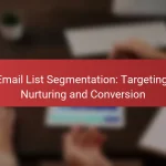 Email List Segmentation: Targeting, Nurturing and Conversion
