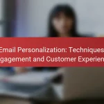 Email Personalization: Techniques, Engagement and Customer Experience