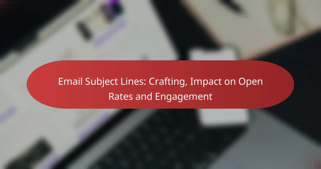 Email Subject Lines: Crafting, Impact on Open Rates and Engagement