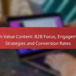 High-Value Content: B2B Focus, Engagement Strategies and Conversion Rates