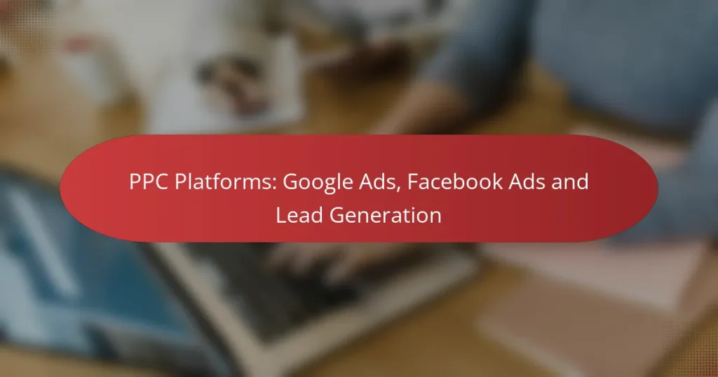 PPC Platforms: Google Ads, Facebook Ads and Lead Generation